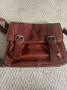 Brown Leather unisex bag